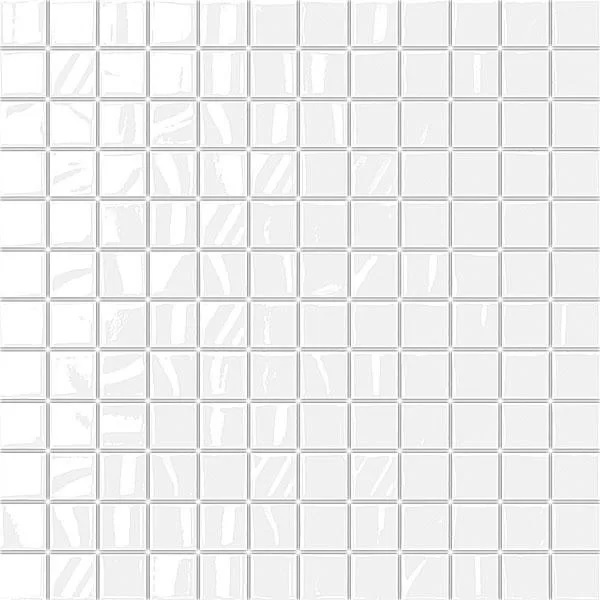 Темари белый глянцевый 29,8х29,8х0,35 из 144 частей 2,3х2,3
